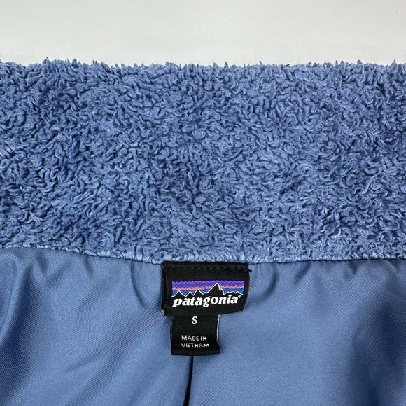 Patagonia Women's Wolly Blue Los Gatos High-Pile Fleece Vest S/C35‎ - Picture 9 of 15